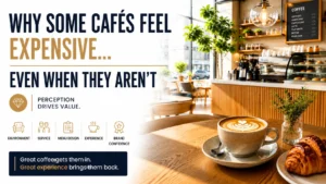 Read more about the article Two cafés can sell the same cappuccino at the same price.