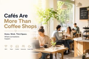Read more about the article The Rise of the Third Space: Why Cafés Are Becoming More Than Coffee Shops